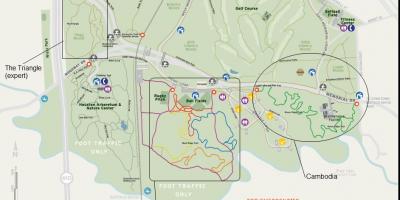 Map of Memorial park Houston