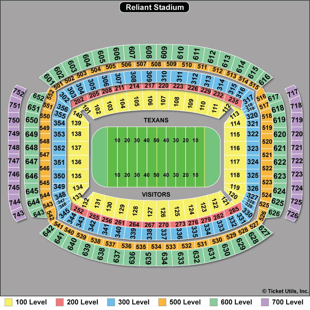 Texans Stadium Seating Chart