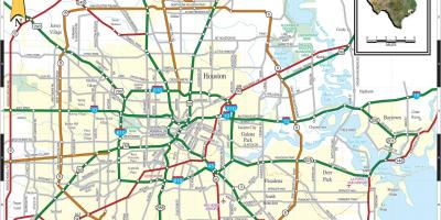 City of Houston map