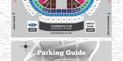 Reliant stadium parking map