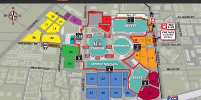 NRG stadium parking map